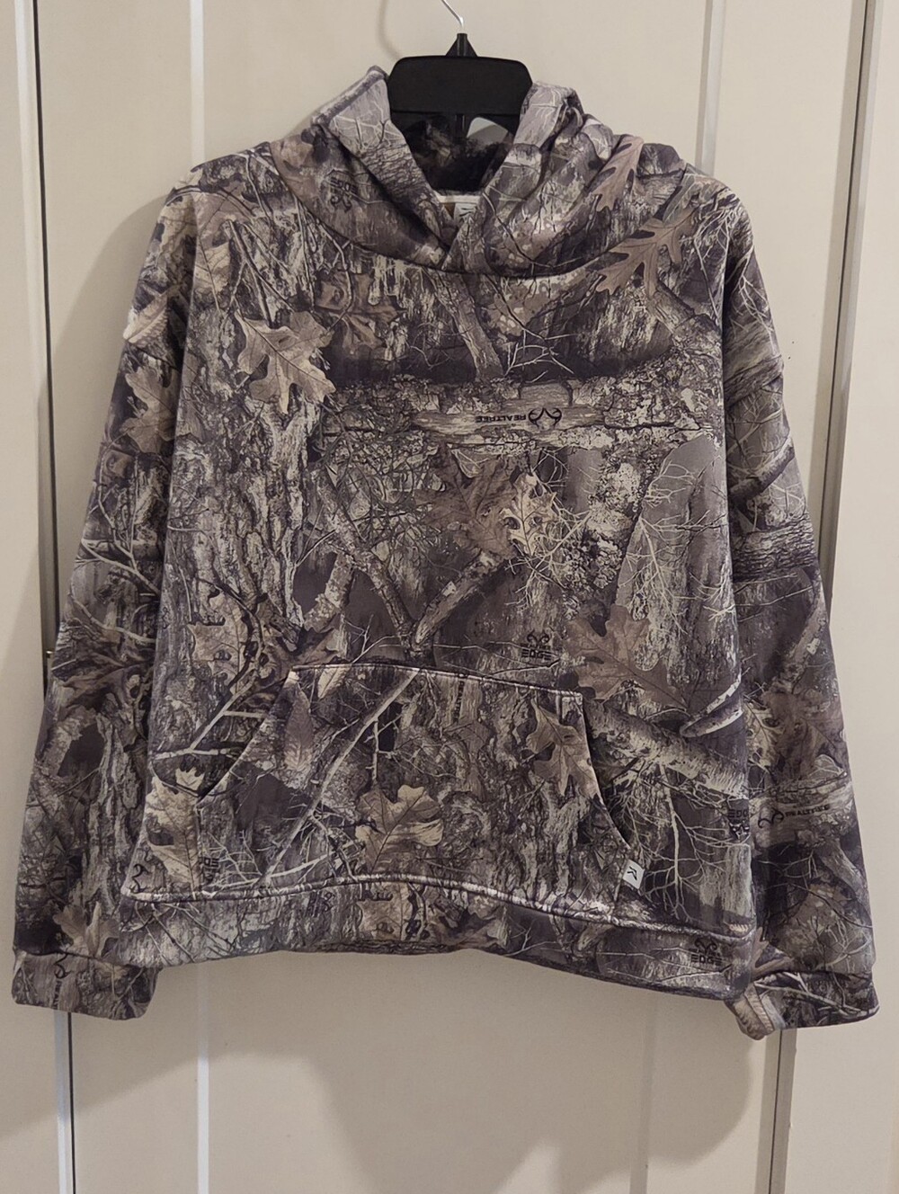 Akimbo Fleece-Lined Realtree Edge Camouflage Performance Hoodie - Size Small
